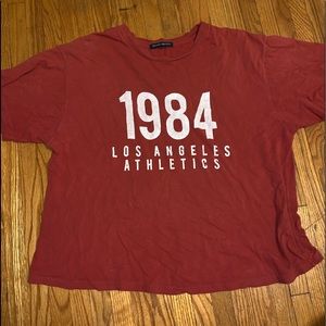 brandy melville 1984 los angeles athletics t-shirt